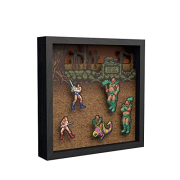 Pixel Frames Golden Axe Colorful Shadow Box Art