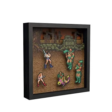 Pixel Frames Golden Axe Colorful Shadow Box Art