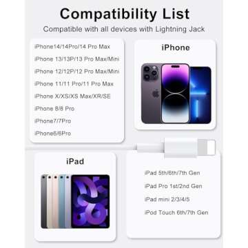 iPhone-Compatible Wired Earbuds with Mic & Volume Control