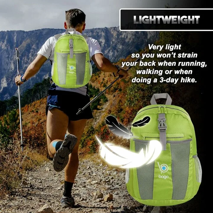 Bago Lightweight 25L Hiking Backpack for Travel