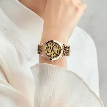 FANMIS Leopard Silicone Watch for Men and Women