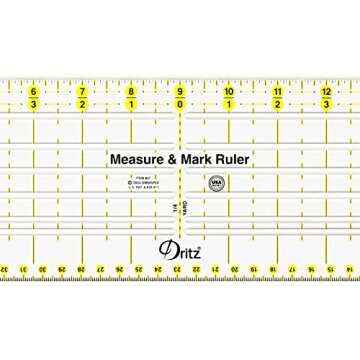 Dritz Measure & Mark Rulers & Accessories, Clear