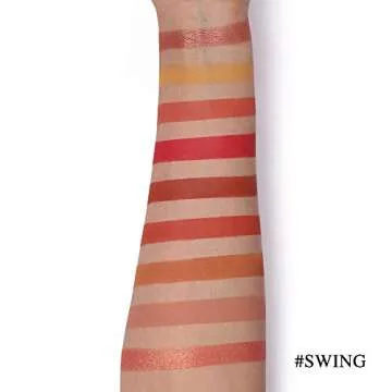 UCANBE 9 Colors Eyeshadow Palette + 6pcs Pro Makeup Brushes Set Highly Pigmented Matte Shimmer Blending Eye Shadows Powder Pallet Kit