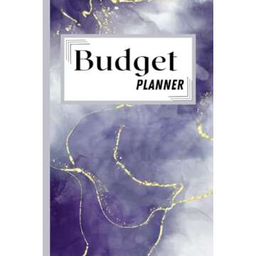 Purple Monthly Budget Planner: Budgeting Workbook Undated 12 Month Tracker to Hit Your Financial Fre...