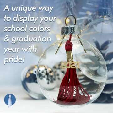 Honor Your Achievements with Our Customizable 2025 Graduation Ornament