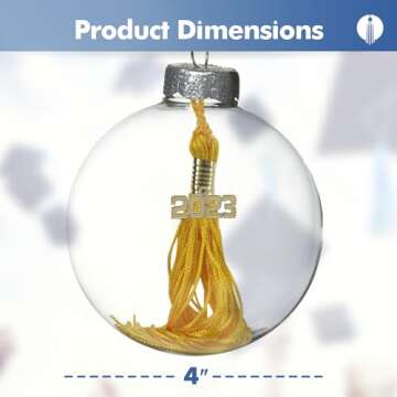 2025 Graduation Ornament - Customizable Colors Available