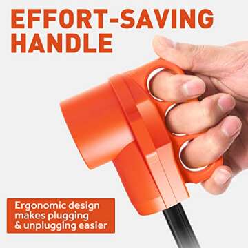 MICTUNING 30A to 50A Durable RV Adapter for Campers