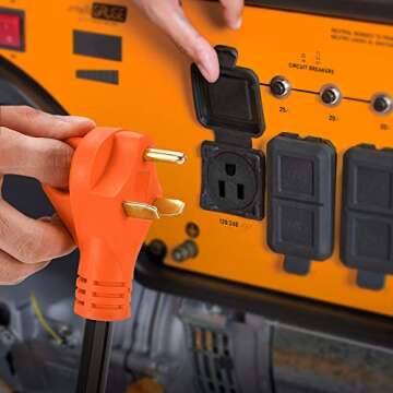 MICTUNING 30A to 50A Durable RV Adapter for Campers