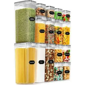 PRAKI Airtight Food Storage Containers Set of 16