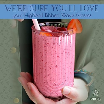 Elegant Greenline Goods Cocktail Glasses Set of 4