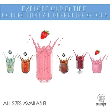 Elegant Greenline Goods Cocktail Glasses Set of 4