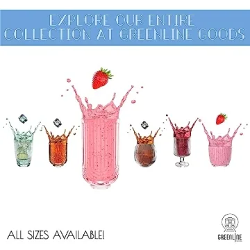 Elegant Greenline Goods Cocktail Glasses Set of 4