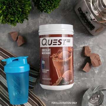 Quest Protein Powder - Low Carb Chocolate Milkshake Flavor
