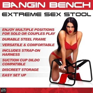 LoveBotz Bangin Bench Extreme Sex Stool for Pleasure
