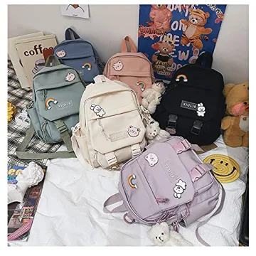 GGOOB Cute Mini Backpack with Kawaii Accessories for Teens