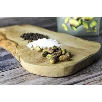 Setton Farms Naturally Seasoned Pistachio Kernels, Salt and Pepper, No Shell Pistachios, Certified Non-GMO, Gluten Free, Vegan and Kosher, 5 oz Resealable Pouch