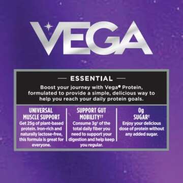Vega Original Vanilla Protein Powder - 25g Protein, Vegan