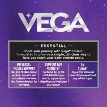 Vega Original Vanilla Protein Powder - 25g Protein, Vegan