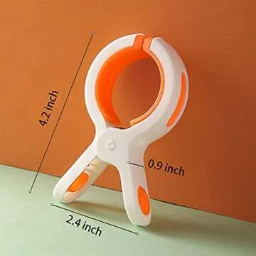 KIZZHISI Towel Clips,Beach Towel Clips for Beach Chair Pool Chair on Cruise,Silicone Plastic Clips,Keep Your Towel from Blowing Away,Fashion Bright Color (16pcs)