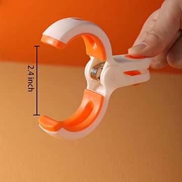 KIZZHISI Towel Clips,Beach Towel Clips for Beach Chair Pool Chair on Cruise,Silicone Plastic Clips,Keep Your Towel from Blowing Away,Fashion Bright Color (16pcs)