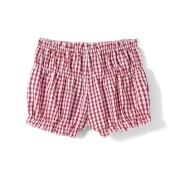 Cute Women Gingham Boxer Shorts Ruffle Bloomers