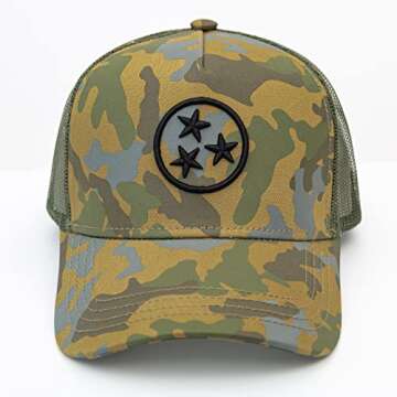 Beautiful Giant Mens Baseball Cap Cotton Adjustable Size Mesh Back Trucker Hat with Plastic Closure