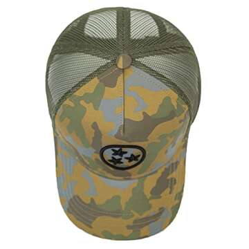 Beautiful Giant Mens Baseball Cap Cotton Adjustable Size Mesh Back Trucker Hat with Plastic Closure