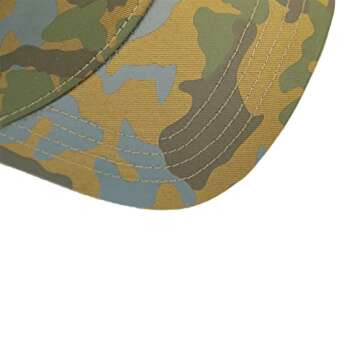 Beautiful Giant Mens Baseball Cap Cotton Adjustable Size Mesh Back Trucker Hat with Plastic Closure