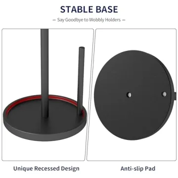 Premium Jesginboo Paper Towel Holder with Weighted Base