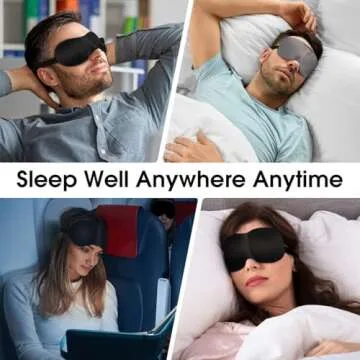 Ultimate 3D Light Blocking Sleep Mask for Side Sleepers