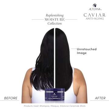 Alterna Caviar Anti-Aging Replenishing Moisture Masque, | Replenishes Dry, Coarse, Damaged Hair | Sulfate Free , 5.7 Ounce (Pack of 1)