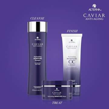 Alterna Caviar Anti-Aging Replenishing Moisture Masque, | Replenishes Dry, Coarse, Damaged Hair | Sulfate Free , 5.7 Ounce (Pack of 1)