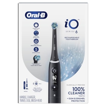 Oral-B iO Series 6 Electric Toothbrush - Black