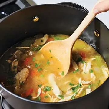 Ayesha Curry Tools and Gadgets Cooking/Kitchen Utensil Set-Includes Solid Spoon, Saute Paddle, Spoonula, Jar Spatula, 4 Piece, Anchor