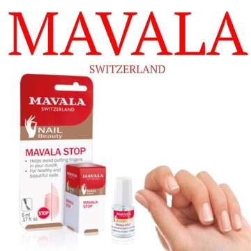 Mavala Stop Deterrent Nail Polish Treatment | Nail Care to Help Stop Putting Fingers In Your Mouth |...