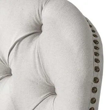 Christopher Knight Home Alfred Natural Fabric Club Chair with Ottoman, Beige, Black, 35D x 32W x 34H in