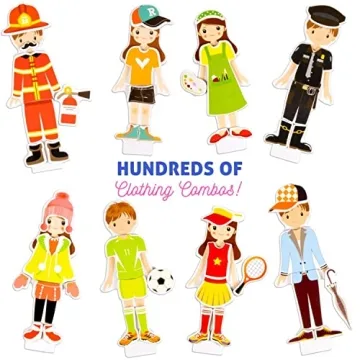 Zoey & Joey Dress-Up Playset - 65 Magnetic Pieces for Fun