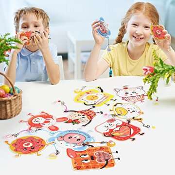 Cute Kids Valentine's Day Cards and Pendant Gifts Set