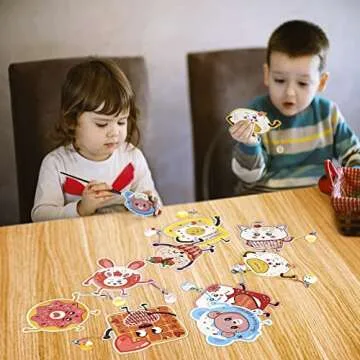 Cute Kids Valentine's Day Cards and Pendant Gifts Set