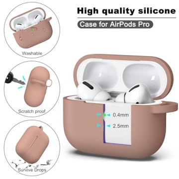 Premium Silicone Case for AirPods Pro with Accessories