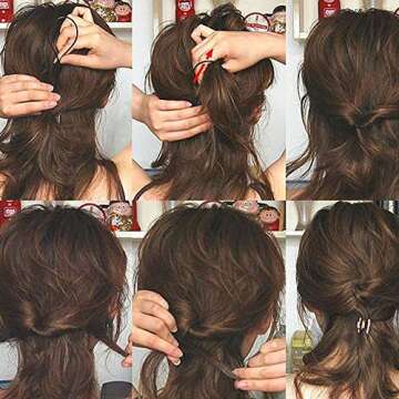 Plastic Magic Hair Braid Ponytail Maker Clip Tool Simple DIY Hair Loop Accessories Kit for Hair Styling