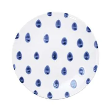 Vietri Santorini Ceramic Dinner Plates Set of 4