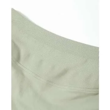 AUROLA Influence Collection Workout Shorts for Women,No Roll Up Squat Proof New Scrunch Seamless Compression Gym Short, Tidal Foam, XS