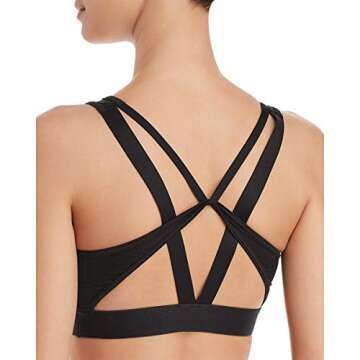 adidas Women's Halter Bra 2.0, Black, XX-Small