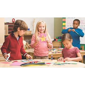 Elmer's Re-Stick School Glue Sticks, Clear, Washable, 8 grams, 6 Count