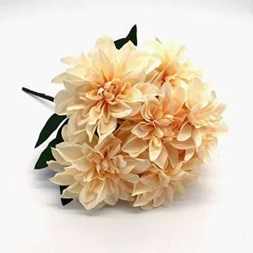 Fake Dahlia Flowers for Wedding & Home Decor - HoYuanFlo