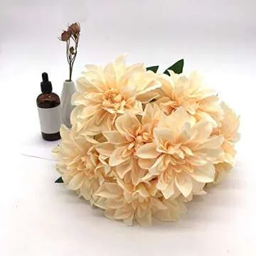 Fake Dahlia Flowers for Wedding & Home Decor - HoYuanFlo