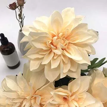 Fake Dahlia Flowers for Wedding & Home Decor - HoYuanFlo