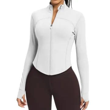 Colorskin Women's Stylish Lightweight Zip Up Workout Jacket - Perfect for Gym, Yoga, and Casual Wear
