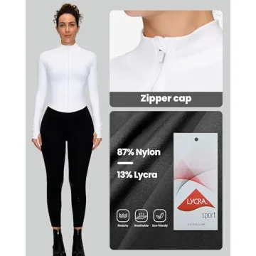 Lightweight Zip Up Workout Jacket for Active Women